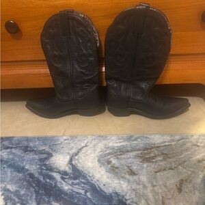 Laredo Black Women's Western Heeled Boots